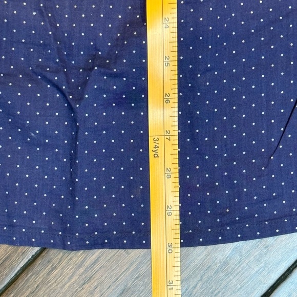 Maison Scotch Navy Blue Polka Dot Dress size 2 fits size Medium - Picture 10 of 10